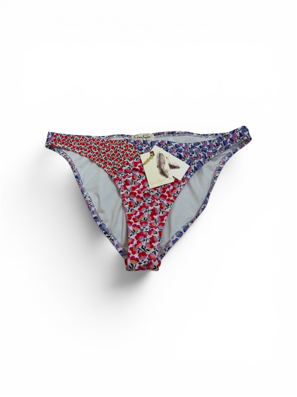 Jessica Simpson Swimsuit Bottom with Feather Charm Women’s Size XL